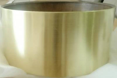 China Metal Sheet Fabrication Custom Made 6.5inch High Unfinished Bronze Snare Drum Shells for sale