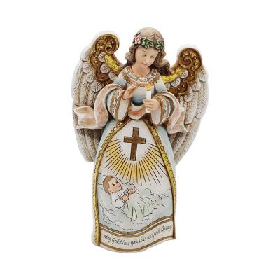 China All applicable creative angel statue candle custom resin and decoration stone crafts custom resin for sale