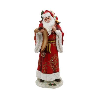 China All Applicable Factory Wholesale Carols Of The Best Christmas Statues Resin Santa Claus Gifts And Stone Crafts for sale