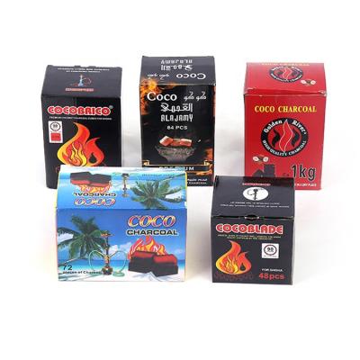 China Long Burning Time Premium Coconut Charcoal Cubes For Shisha for sale