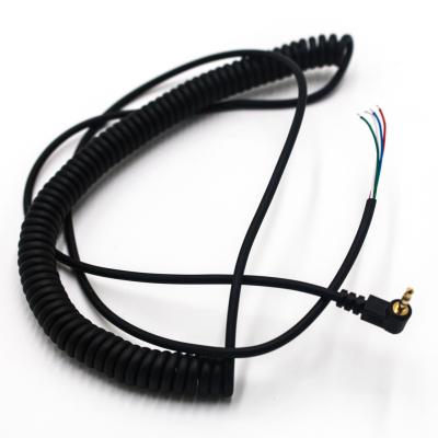 China Camera/computer/mobile phone/MP3& MP4 Player /Video GamePlayer Factory Wholesale Price Multi Cores PU Coiled Spiral Cable for sale