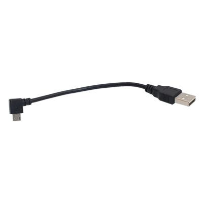 China Right /Left 90 Degree Camera Angled Micro USB Male To USB 2.0 Male Adapter Cable for sale