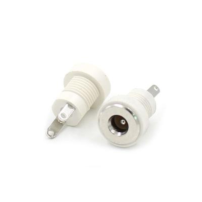 China Hot Selling High Quality Power Product , White Color DC-022B-2.0 5521mm DC Female Connector for sale