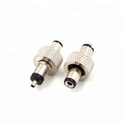 China Power 2Pin 5.5mm x 2.1mm Female Jack to 5.5mm x 2.5mm Male Plug in DC Power Connector Adapter for sale