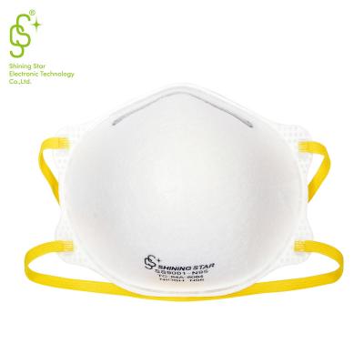 China Niosh N95 Headband Approved Half Mask Filtering Respirator for sale