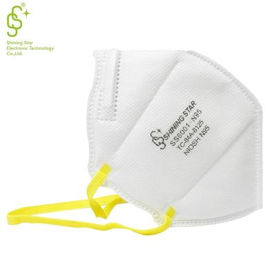 China Headband Niosh N95 Safety Collapsible Disposable Respirator for sale