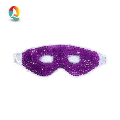 China Gel Bead Professional Customized Promotional Cooling Eye Mask A Cooling Eye Mask With Holes For Puffy Eyes for sale