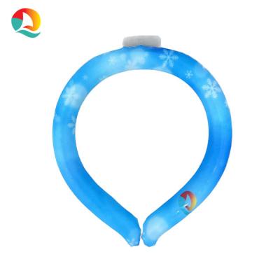 China TPU Plus PCM 2023 Hot Selling Neck Using PCM Can Physically Cool Cooler Fever Neck Cooling Ring for sale