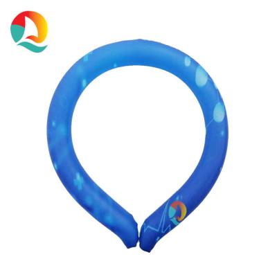 China TPU plus outdoor PCM fitness and sports neck cooler is comfortable to wear and convenient to wear. PCM neck cooling ring for sale