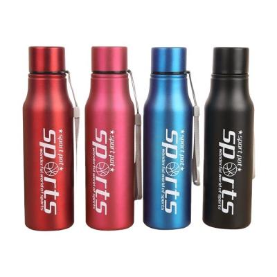 China Viable Wholesale Personalized Single Wall Sublimation Metal Iron Flask Empty Water Bottle Sport Stainless Steel for sale