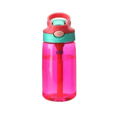 China Hot Selling Viable Portable Kids Leakproof Plastic Tritan Water Bottles Simple Custom Logo Can Be With Bag And Belt for sale