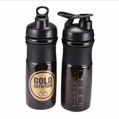 China Sustainable Plastic Travel Protein Shaker Bottle With Custom Logo for sale