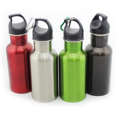 China Sustainable Custom Logo Gym Camping Stainless Steel Single Wall Sports Drinking Water Bottle for sale