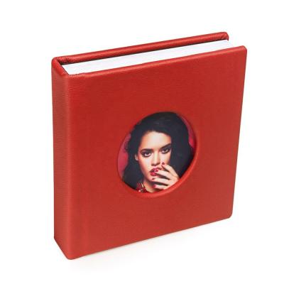 China 100% Handmade Hot Selling Photo Albums With Logo Printing Leather Photo Album Custom Made for sale