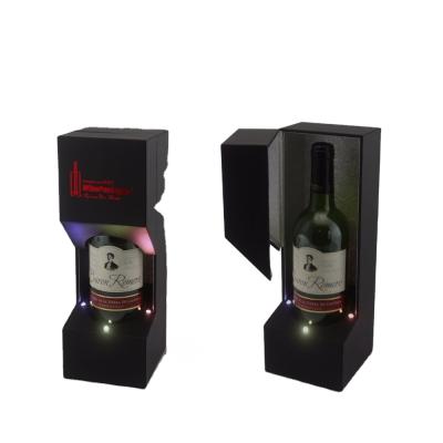 China Custom Handcrafted Luxury Gift Wine Packaging Gift Boxes Bottle Paper Wine Box Packaging for sale