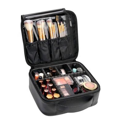 China High Quality Professional Handmade Hot Selling Makeup Organizer Travel Large Capacity Makeup Box for sale