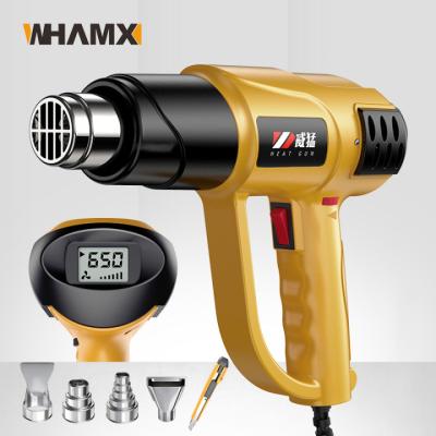 China WHAMX Wat 2000 Temperature Heat Gun High Precision Adjustable Electric Tethered Handheld Hot Pneumatic Gun for sale