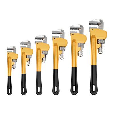 China Various Sizes WHAMX Durable American Adjustable Pipe Wrench 18 Inch Heavy Duty for sale