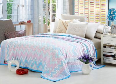 China Bequemes Polyester-druckte feste Flanell-Decke 3D Superweiche für Bett 220*240 zu verkaufen