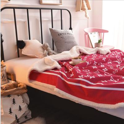 China Polar Fleece Printed Velvet Sherpa Blanket Ultra Soft High Warmth Retention for sale