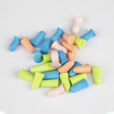 China Safety\Soft\Comfortable PU Foam Earplugs Airline Custom Ear Plugs For Sleep Noise Reduction With Plastic Box for sale