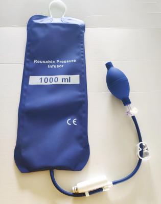 China Other 1000ml Reusable Manual Pressure Infusion Bag Pressure Infusion Bag With Pressure Gauge for sale