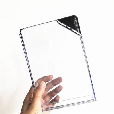 China Sustainable Portable Outdoor 450Ml Square Shapes Flat Clear Plastic Water Bottle for sale