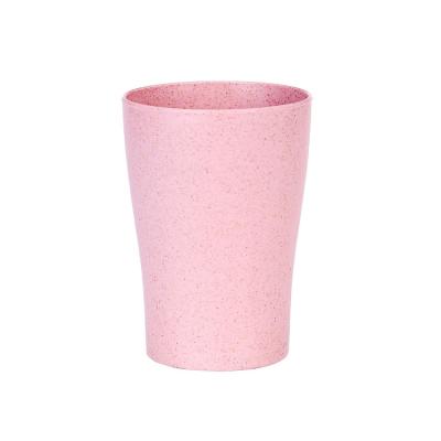 China Colorful Viable Recycle Plastic Environmental Biodegradable Wheat Straw Coffee Cup for sale