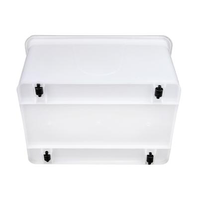 China 50L high quality custom home decorative plastic storage box stocked box pp for sale