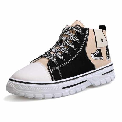 China Deodorization 2020 high quality men's favorite canvas men's shoes mens high top casual shoes sneakers for men for sale