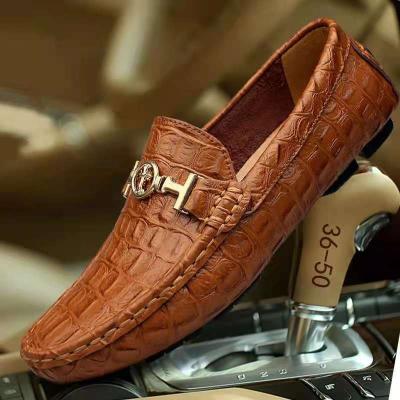 China 2021 Faranzi Anti-Smell Cheap Sale Genuine Leather Casual Shoes Men Customized Loafer High Quality Big Size 50 for sale