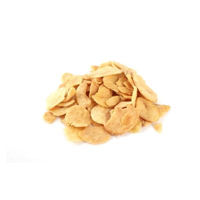 China Discount Hot Healthy Organic Snacks Wholesale Price Fried Garlic Flakes Dry Crispy Slice for sale