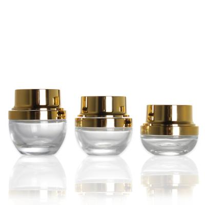 China Free Sample 20ml 30ml 50ml 100ml 120ml Empty Cosmetic Face Serum Glass Cosmetic Pump Bottle 15/30/50g Set for sale