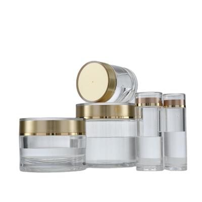 China Top Quality 4oz Cosmetic Luxury Packaging Recycled Petg Round Plastic Cosmetic Jars for sale