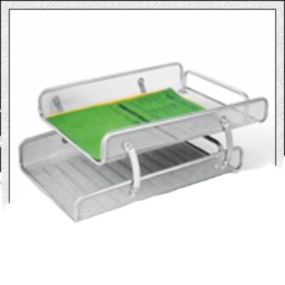 China Good Quality Eco-friendly School Supplies Metal Mesh Office Stationery Document Tray for sale