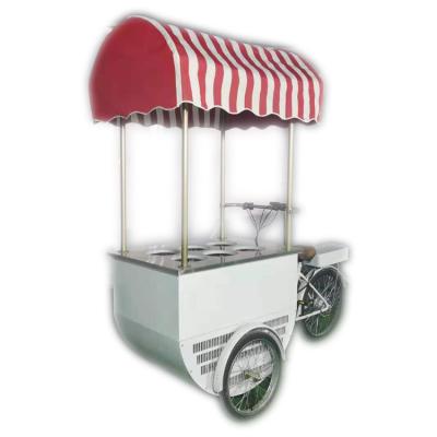 China Mobile Flour Mill Wholesale Price Ice Cream Bike Carts Street Bike Cart Taco Cart For Sale for sale