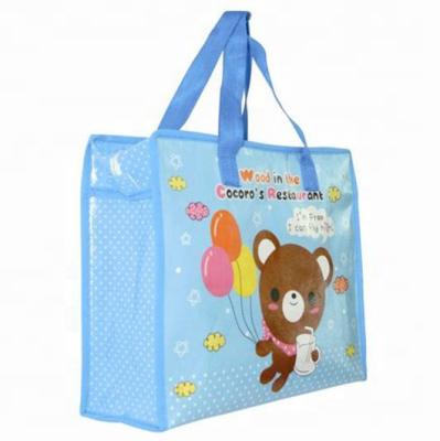 China Latest Product Cheap Price Big Size Folding Durable Recyclable Nonwoven Zipper Bag For Shopping for sale