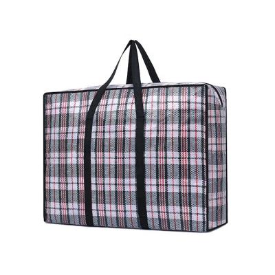 China OEM Handled Customized Large Laminated Reusable PP Woven Shopping Bag For Home-mobile Packaging for sale