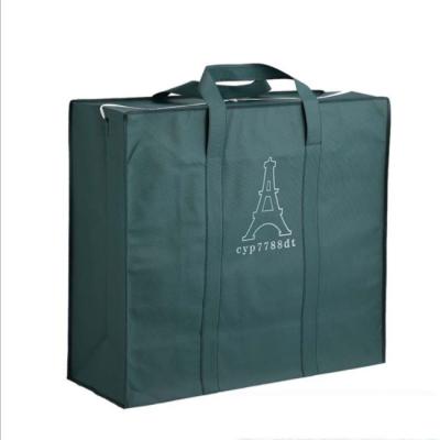 China Wholesale Handled Customize Logo Eco Shopping Non Woven Tote Bag With Zipper for sale