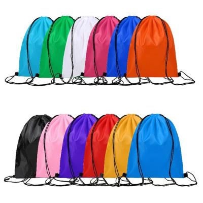 China Custom Logo Polyester Drawstring Bag Printing Backpack Factory Sports Backpack For Promotional for sale