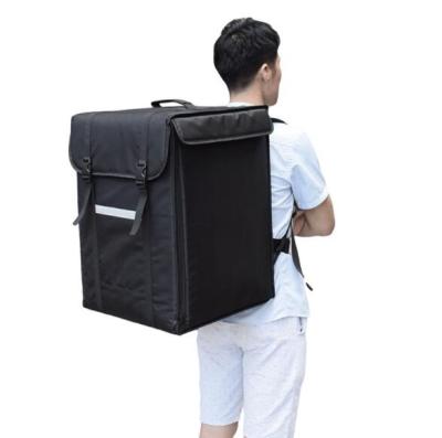 China Waterproof Food Delivery Bag Takeaway Package Cooler Bag With Divider Panel for sale