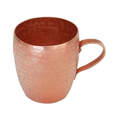 China China Pure Manual Copper Tea Cup Copper Tableware Without Cover for sale