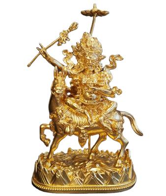 China China Desktop Decor Buddha High Quality Gold Casting Figurine for sale