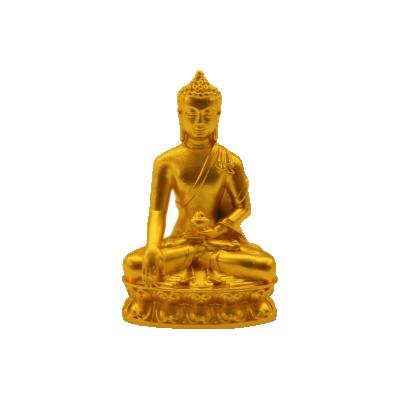 China Home Decoration Golden Buddha Statue Meditating Buddha Garden Malls Display for sale