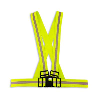 China High Visibility Made in China Reflective Green Waistcoat Safety Vest High Visibility Belted Working Belt for sale