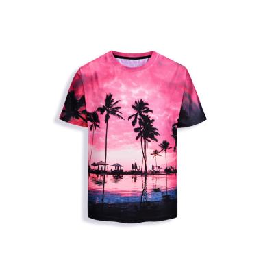 China 100% Polyester Breathable Promotional Design Your Own Full All Over Custom Sublimation Sport Print T-shirt Running Dry Fit T-shirt for sale