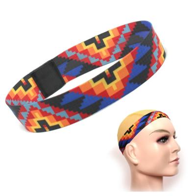 China European and American supply women's factory style girls sports anti-skid adjustable headband in sports running thoughtful racing for sale