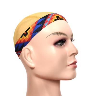 China European and American Manufacturer Wholesale Sports Headband Style Sweat Absorbent Headband Men's Breathable Headband for sale