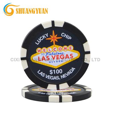 China ABS Magnet Poker Chips With Custom Sticker for sale