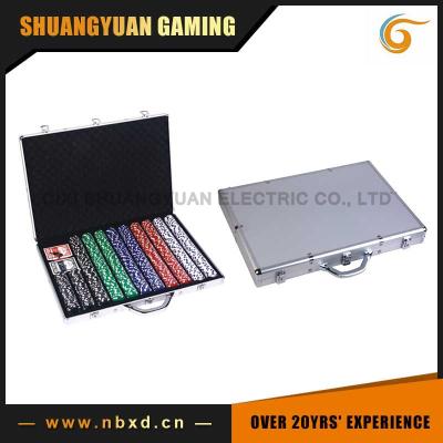 China ABS Poker Chip Case With Real Aluminum Case 1000 for sale